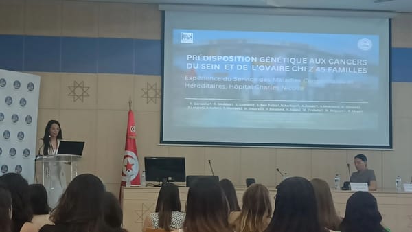 Oral Presentation at the 1st Medical Genetics Day of the Tunisian Association of Medical Genetic