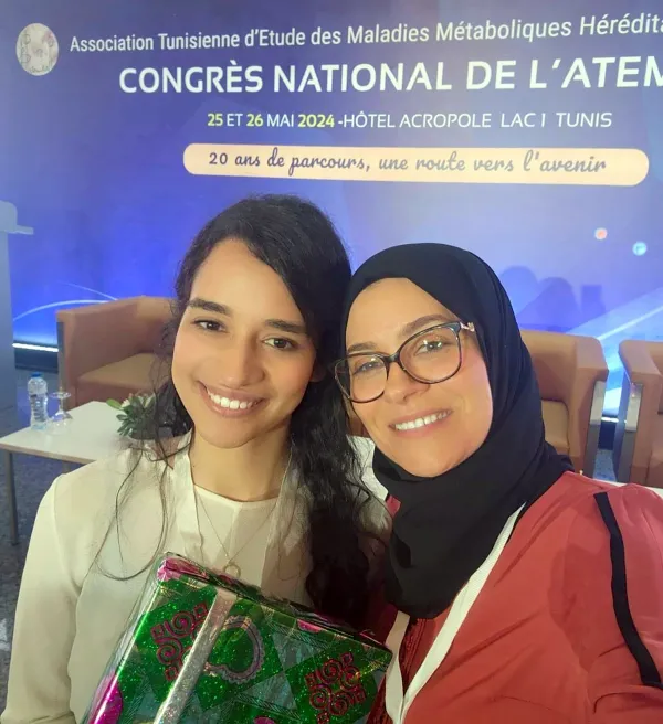 Best Poster Presentation Award at the National Congress of the Tunisian Association for the Study of Inherited Metabolic Disorders! 🏆